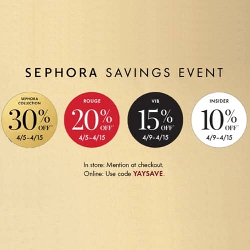 Sephora Spring Savings Event Preview Beauty Deals Bff