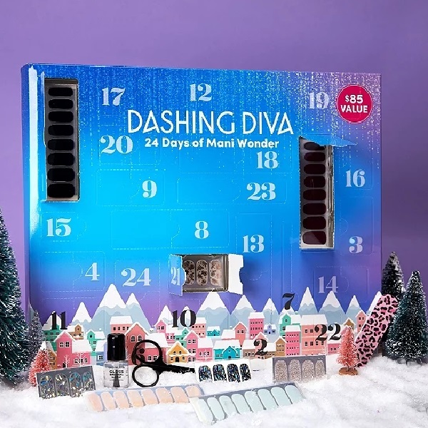 Dashing Diva Holiday 2021 Advent Calendar $49 99  take 20% OFF Beauty