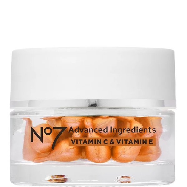 No7 Advanced Ingredients Vitamin C & Vitamin E Facial Capsules