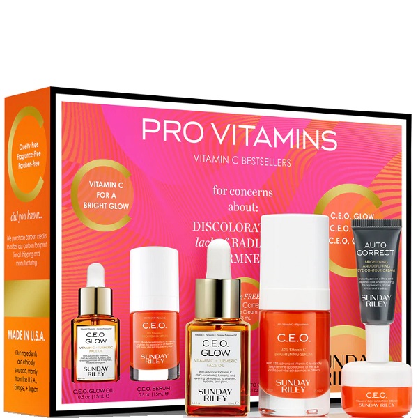 Sunday Riley Pro Vitamins Vitamin C Bestsellers Gift Set ($107 value)