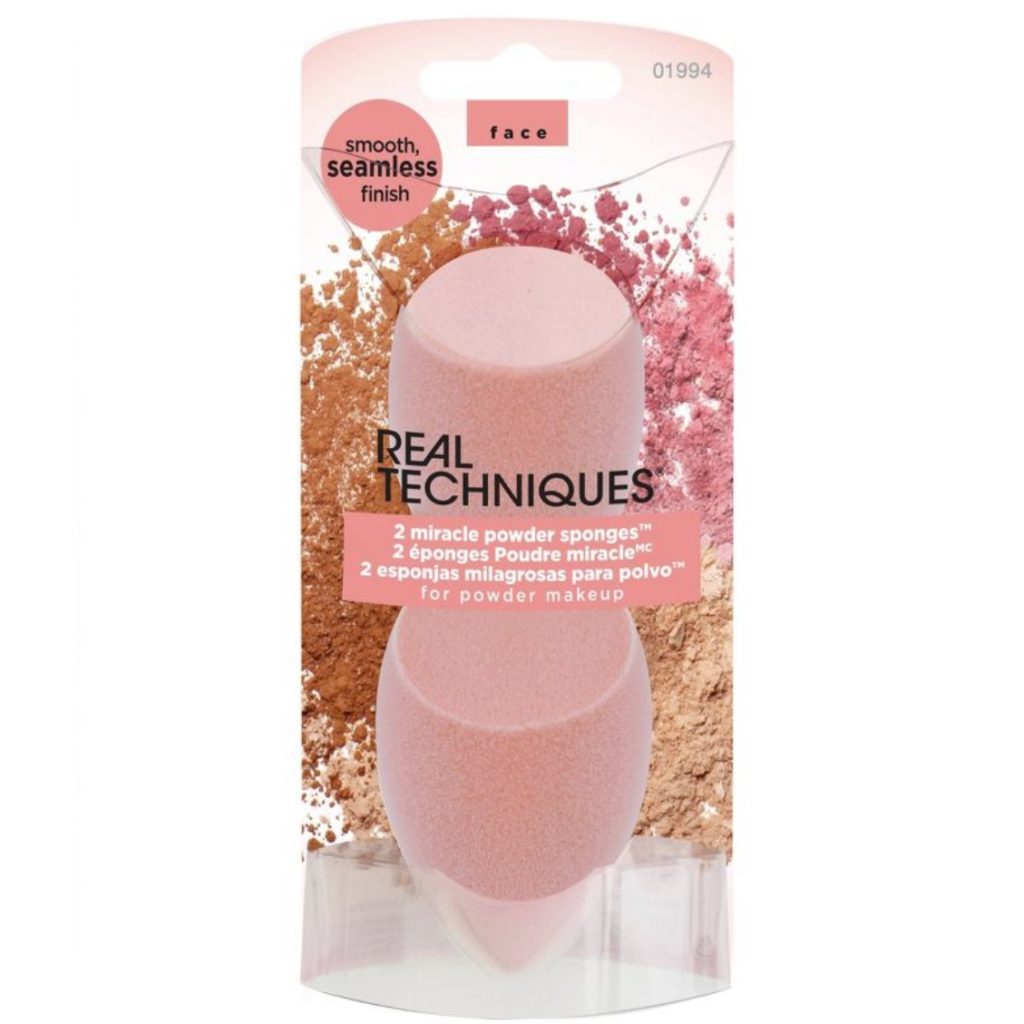 Real Techniques Miracle Powder Makeup Sponge 2 Pack