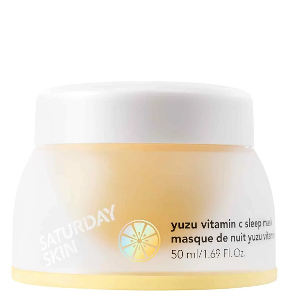 saturday skin Yuzu Vitamin C Sleep Mask