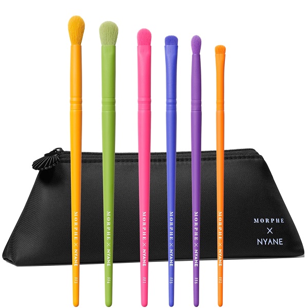 MORPHE x Nyane Vibrant Blend 6 Piece Brush Set + Bag