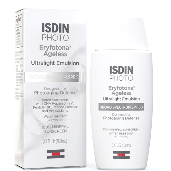 ISDIN Eryfotona Ageless Ultralight Tinted Mineral Sunscreen SPF 50