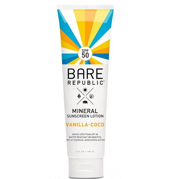 Bare Republic Mineral Sunscreen Vanilla Coco Lotion SPF 50
