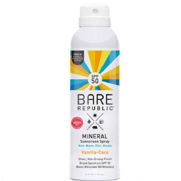 Bare Republic Mineral Sunscreen Vanilla Coco Spray SPF 50