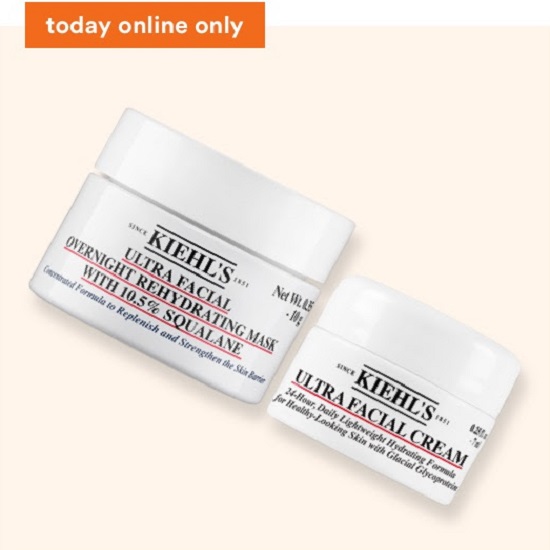 Diamond & Platinum Exclusive FREE Kiehls 2 Piece Gift with $25 skincare purchase