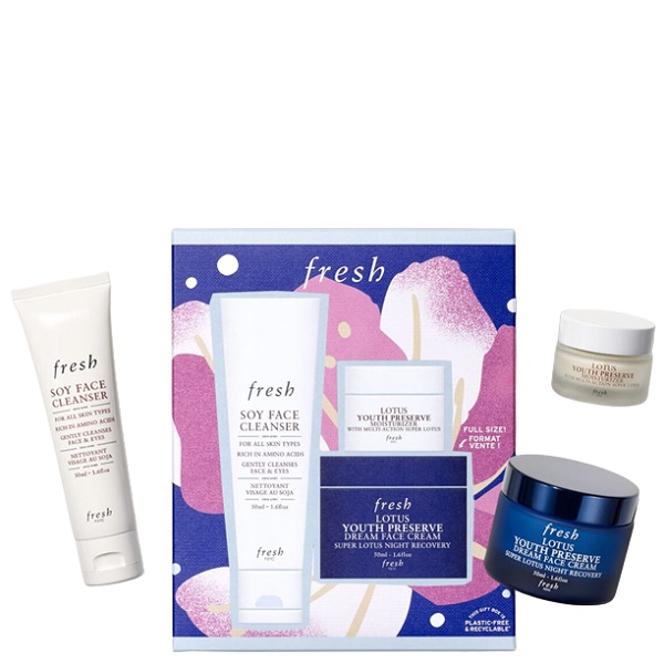 fresh Lotus Day & Night Skincare Gift Set