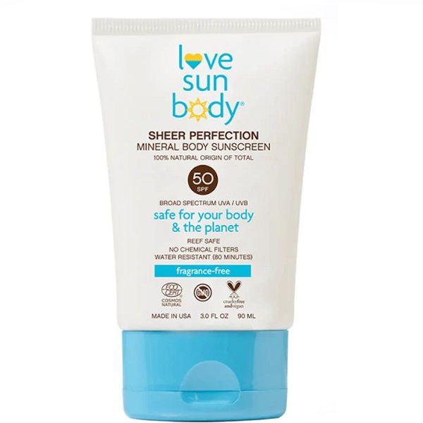 Love Sun Body SPF 50 Fragrance-Free Sunscreen