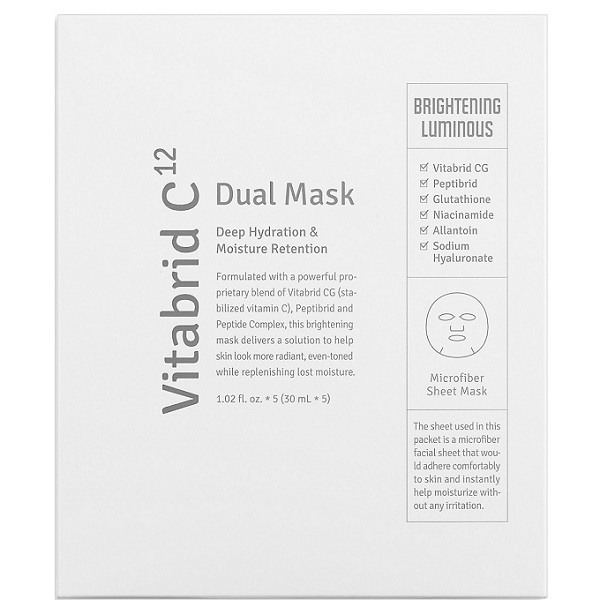 Vitabrid C12 Brightening & Luminous Dual Mask 5-Piece Set
