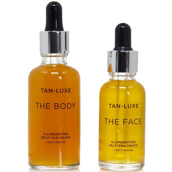 Tan-Luxe Face & The Body Illuminating Self-Tan Drops Duo