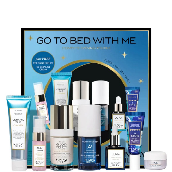 Sunday Riley Go To Bed With Me Complete Evening Anti-Aging Routine