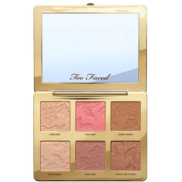 Too Faced Natural Face Highlight, Blush, & Bronzing Veil Face Palette