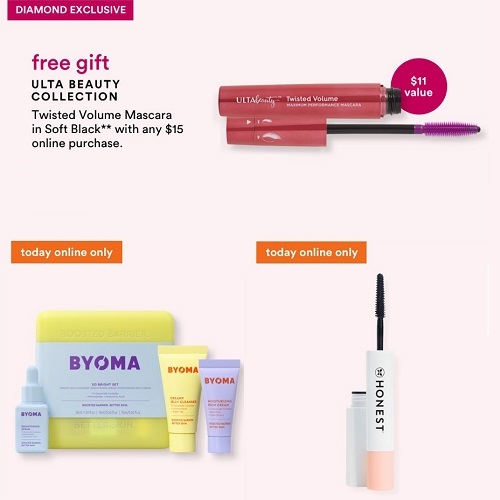 TODAY ONLY Ulta Beauty Perks Day Diamond & Platinum