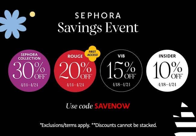 Sephora Spring Savings Event