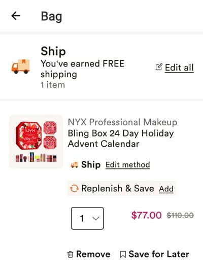 NYX Professional Makeup Advent Calendar 2026 $110 - Beauty Deals BFF